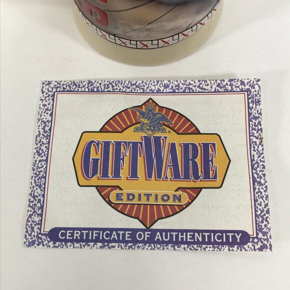 Budweiser Bowling Beer Stein Anheuser Busch 1996 Strike! Mug Cup - Picture 7 of 11